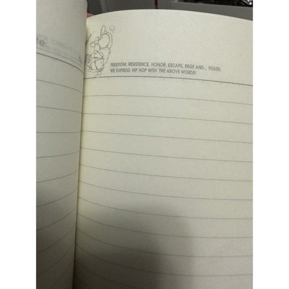 Paper NOTEBOOK TOONIA (MADE IN KOREA) Hip Hop ILLUSTRATIONS BY KIM SOO YONG - Picture 7 of 10